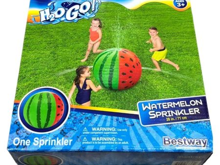 Watermelon Ball Jumbo Sprinkler 28  Inflatable Sprinkler Toy, H2O Go! For Sale