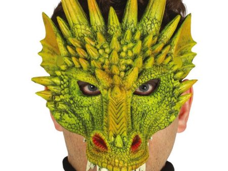 Reptil Drachen Maske für Erwachsene For Cheap