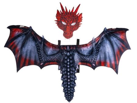 2- teiliges Verkleidungsset Roter Drache on Sale