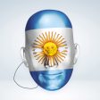 Argentinien Fan Pappmaske Online now