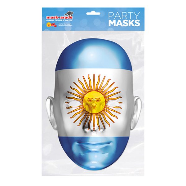 Argentinien Fan Pappmaske Online now