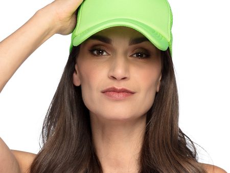 Cap Neon grün classic For Cheap