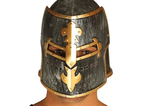 Ritterhelm für Herren silber-gold Hot on Sale