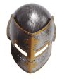 Ritterhelm für Herren silber-gold Hot on Sale