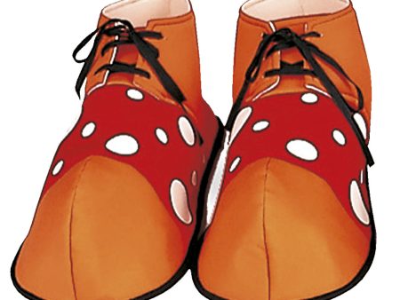 Clown Schuhe rot-orange Fashion