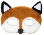 Fuchs Maske aus Plüsch on Sale