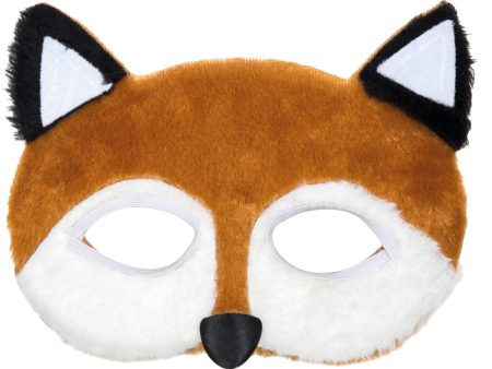 Fuchs Maske aus Plüsch on Sale