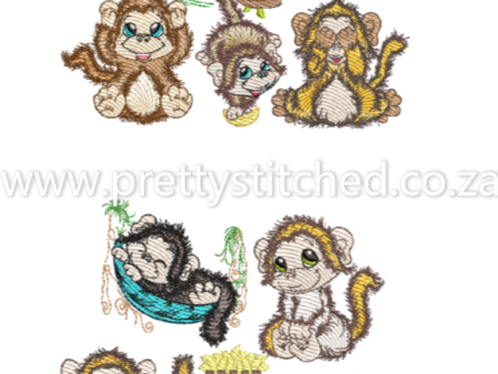 FLUFFY MONKEY SET Online Sale