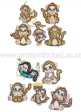 FLUFFY MONKEY SET Online Sale