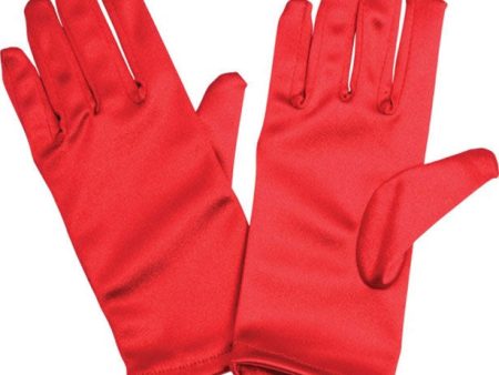 Rote Handschuhe für Kinder Hot on Sale