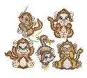 FLUFFY MONKEY SET Online Sale