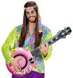 Aufblasbare Flower-Power Gitarre pink on Sale