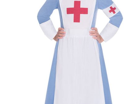 Vintage Nurse Krankenschwester Mädchenkostüm For Cheap