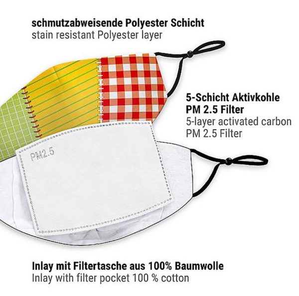 Mund-Nasen-Maske Flickenstrumpf on Sale