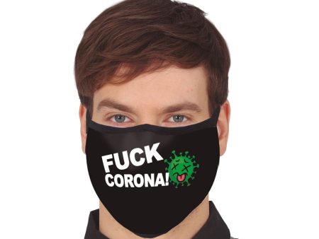 Mund-Nase-Maske Fuck Corona für Erwachsene For Sale