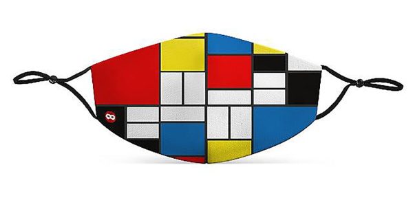 Mund-Nasen-Maske Mondrian Cheap