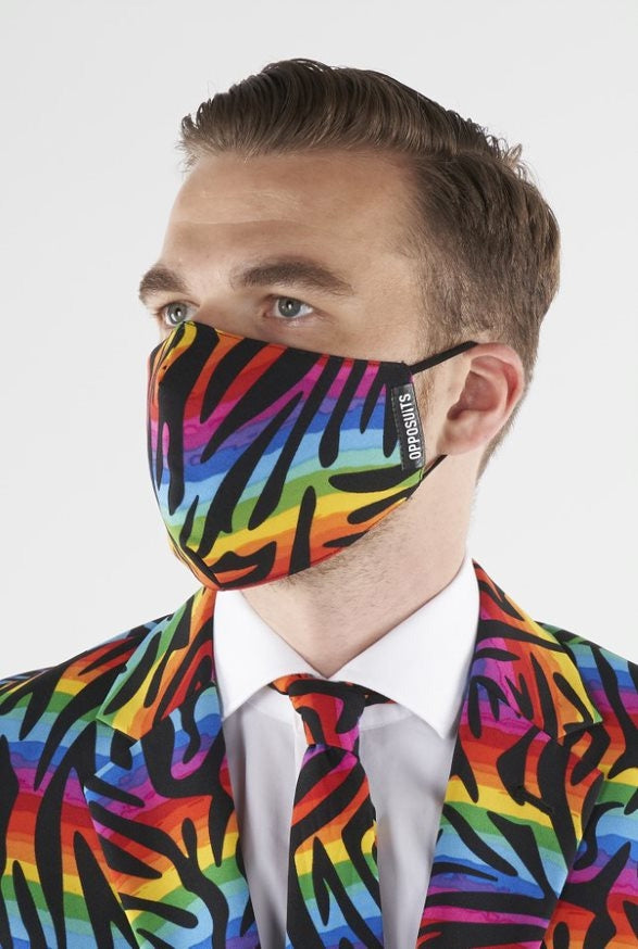 OppoSuits Wild Rainbow Gesichtsmaske Hot on Sale