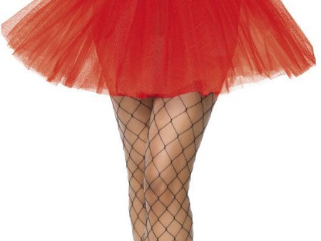 Roter Tutu-Unterrock 30cm Online now