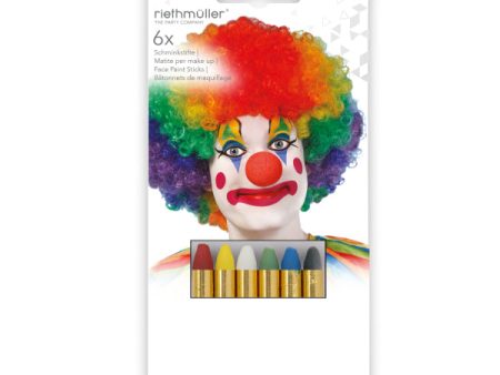 12 Happy Clown Schminkstifte on Sale