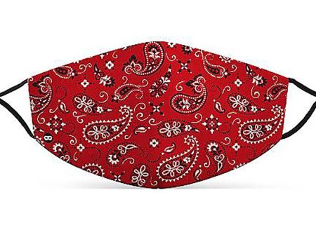 Mund-Nasen-Maske Bandana rot Supply