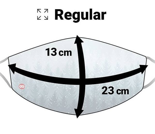 Mund-Nasen-Maske Winter Wald For Sale