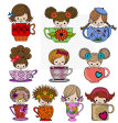 TEACUP GIRL SET Supply