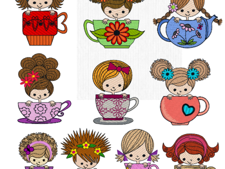 TEACUP GIRL SET Supply