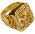 Strass Dollar Ring on Sale