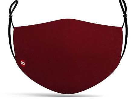 Mund-Nasen-Maske bordeaux-rot Hot on Sale