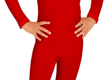 Bodysuit für Kinder rot For Cheap