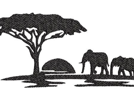 TREE & ELEPHANT SHADOW Online Sale