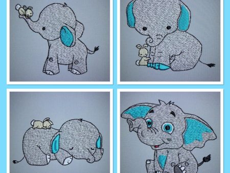 ELEPHANT SET 4 on Sale