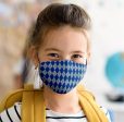 Mund-Nasen-Maske Zauberschule blau für Kinder Sale